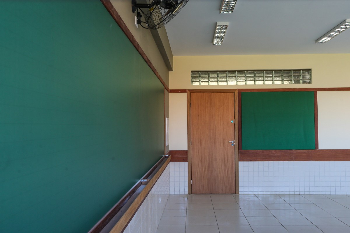 Obras do Colégio Estadual Ribeirão Grande no Jardim Paulista em Campina Grande do Sul. 30/09/2019  -  Foto: Geraldo Bubniak/AEN