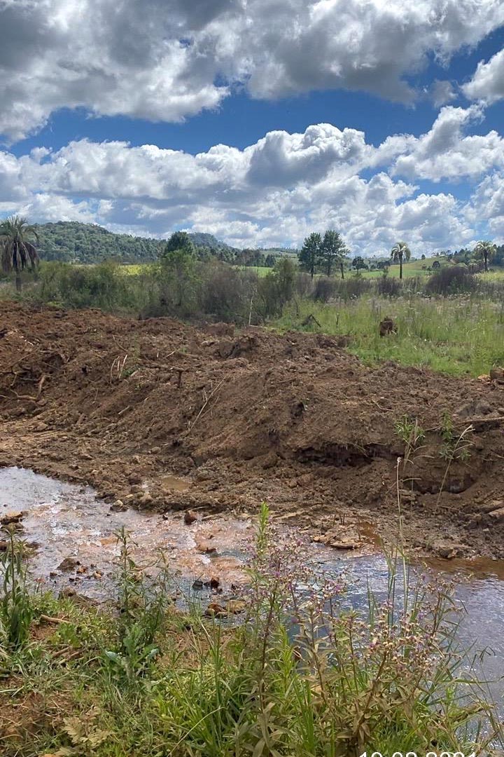 Fiscais do Escritório Regional de União da Vitória do Instituto Água e Terra (IAT) encontraram, nesta sexta-feira (19), diversas irregularidades ambientais em uma propriedade rural de General Carneiro, no extremo Sul do Paraná.  General Carneiro, 19/02/2021  -  Foto: Divulgação SEDEST/IAT