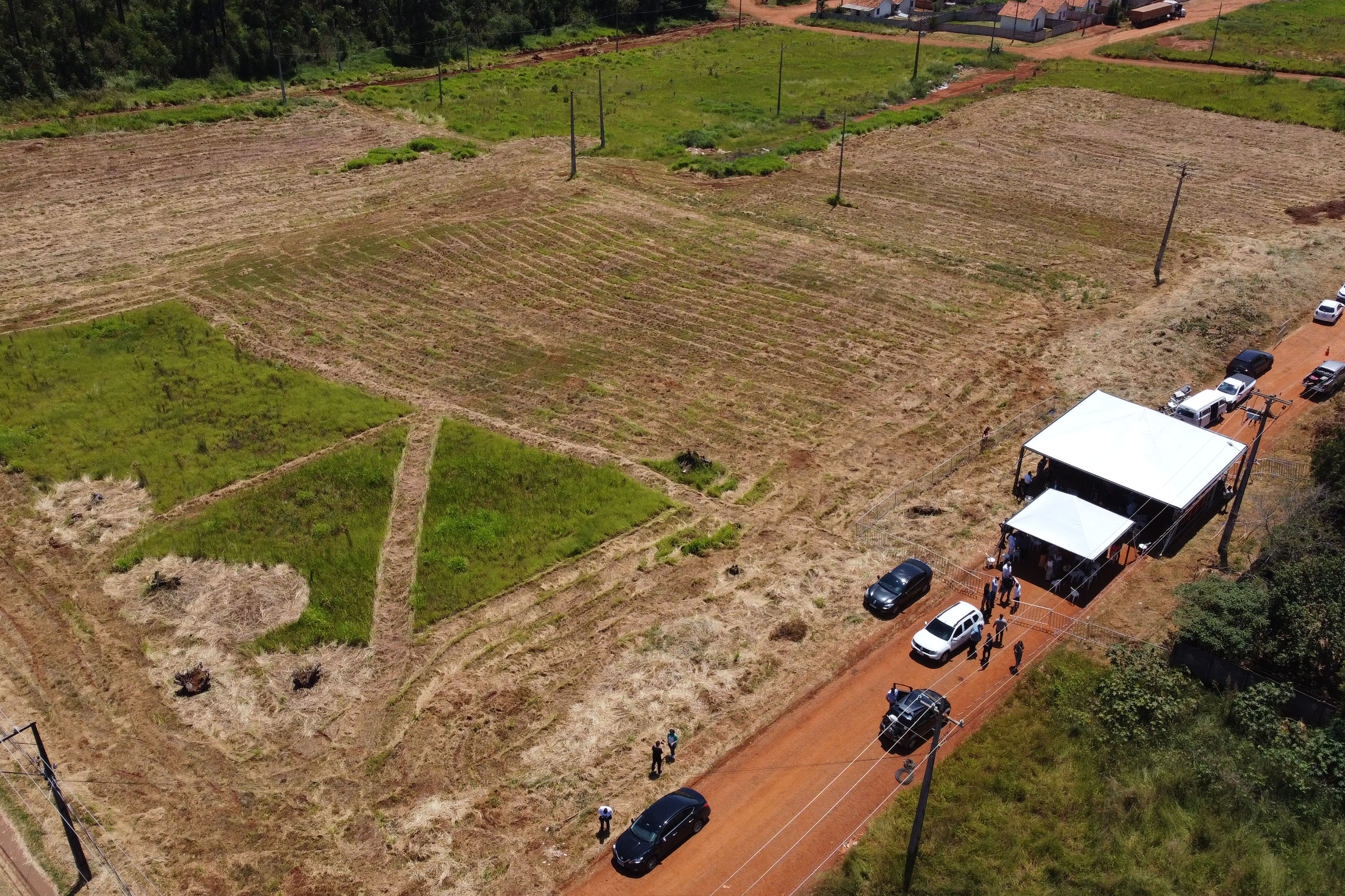 O governador Carlos Massa Ratinho Junior autorizou nesta segunda-feira (22) a ordem de serviço para a construção de um Condomínio do Idoso em Ponta Grossa, nos Campos Gerais.  -  Ponta Grossa, 22/02/2021  -  Foto: Jonathan Campos/AEN