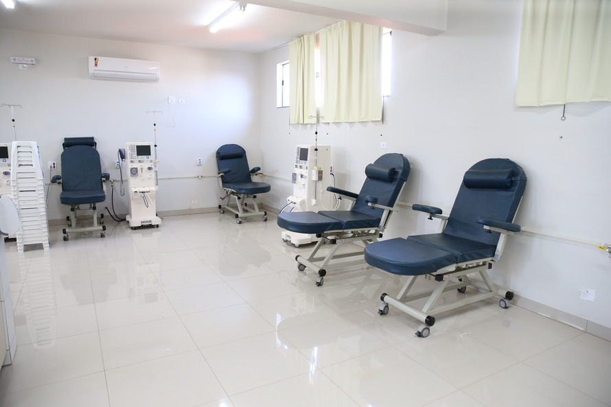 Setor de Hemodialise do Hospital Santa Clara, em Colorado, na região Norte do Paraná.   03/08/2020 -  Foto: Geraldo Bubniak/AEN