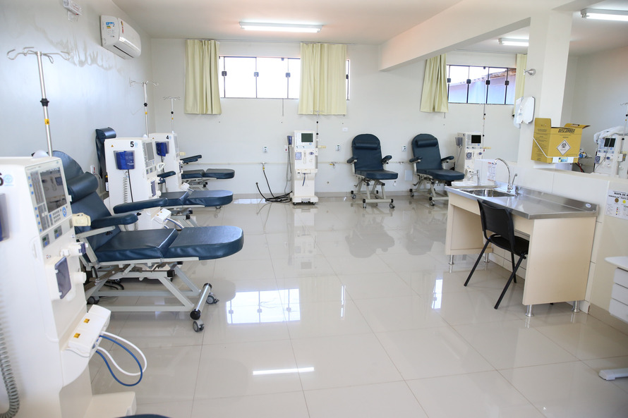 Setor de Hemodialise do Hospital Santa Clara, em Colorado, na região Norte do Paraná.   03/08/2020 -  Foto: Geraldo Bubniak/AEN