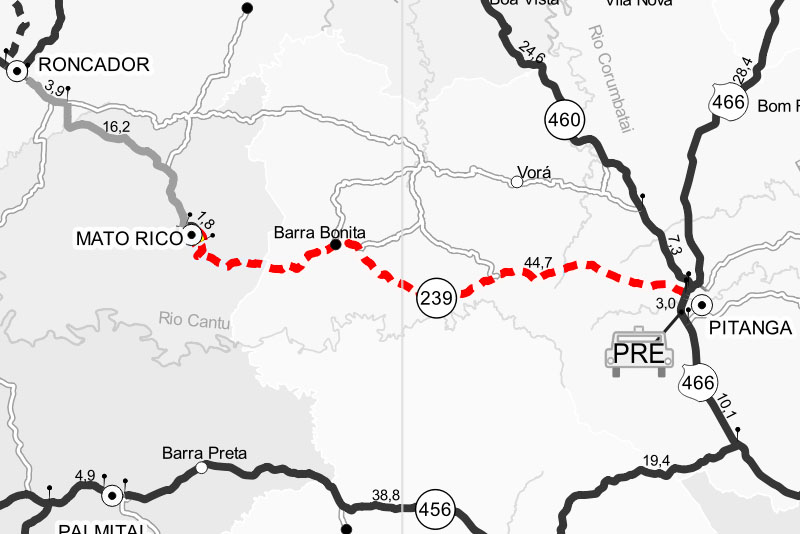 A obra de pavimentação da rodovia PR-239, no trecho que liga os municípios de Pitanga e Mato Rico, na região Central, está sendo retomada pelo Departamento de Estradas de Rodagem do Paraná (DER/PR). A Ordem de Serviços para reinício dos trabalhos foi assinada na última semana de fevereiro. -  Curitiba, 05/03/2021 - Foto: Divulgação DER