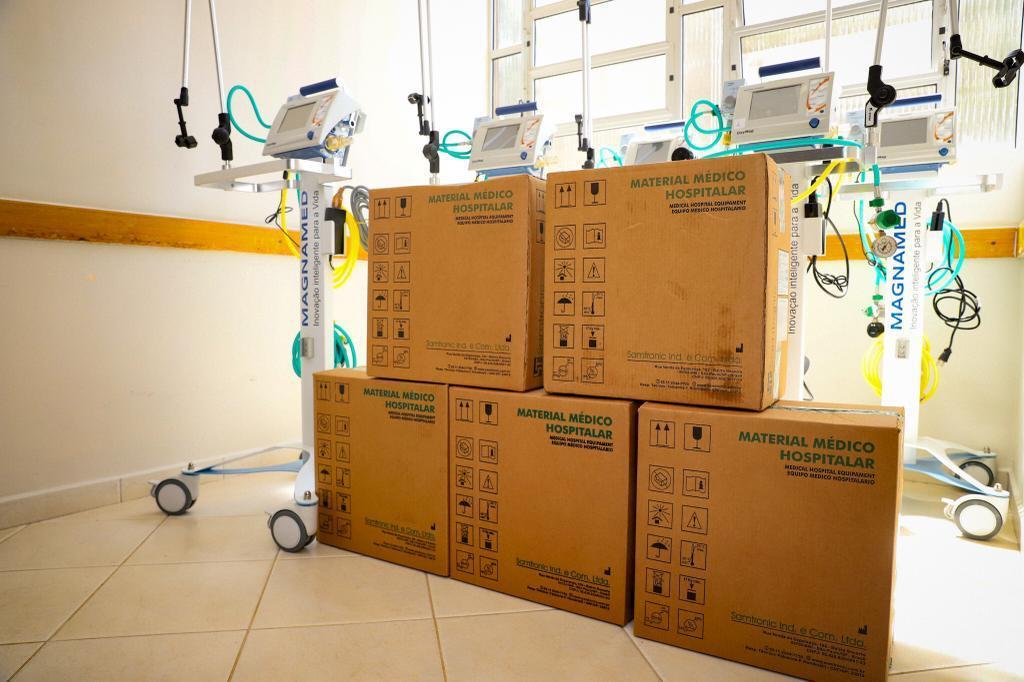 Parceria entre Governo e Klabin garante mais 5 leitos de UTI em Telêmaco Borba.Foto: Rafael Chuí