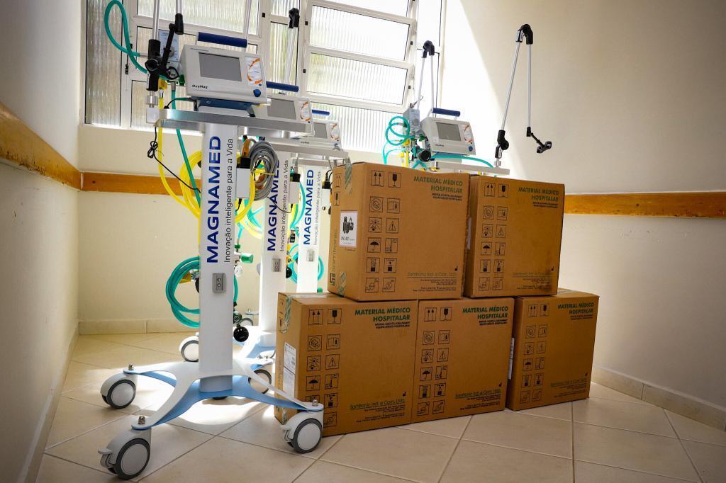 Parceria entre Governo e Klabin garante mais 5 leitos de UTI em Telêmaco Borba.Foto: Rafael Chuí