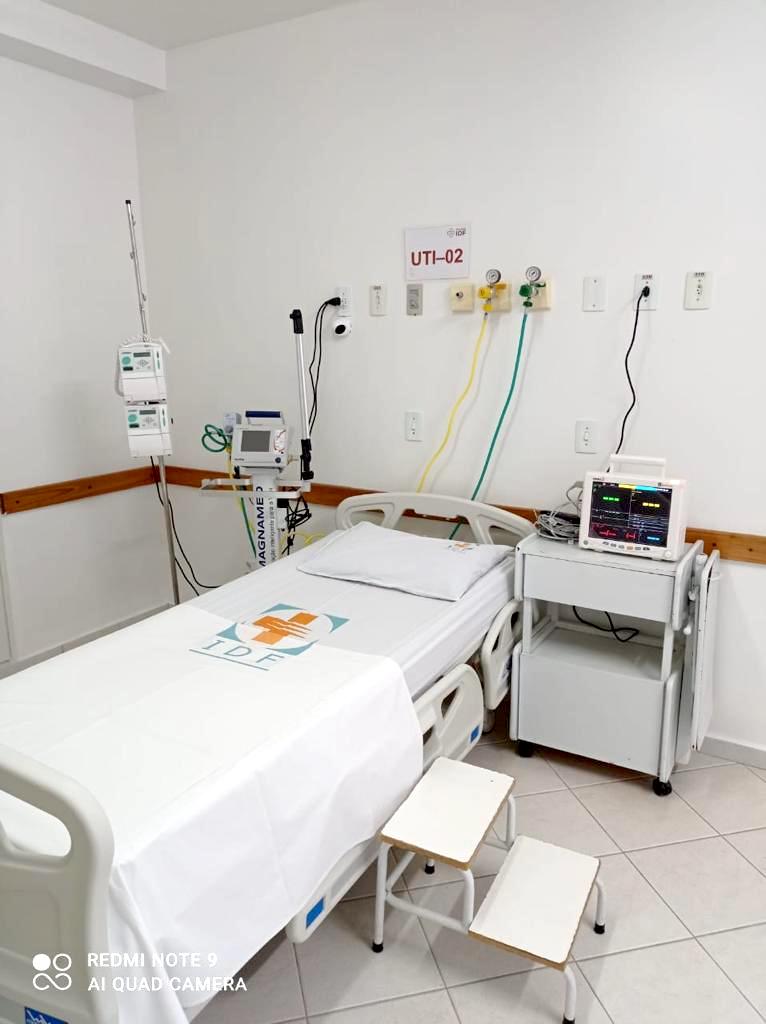 Parceria entre Governo e Klabin garante mais 5 leitos de UTI em Telêmaco Borba.Foto: Divulgação IDF