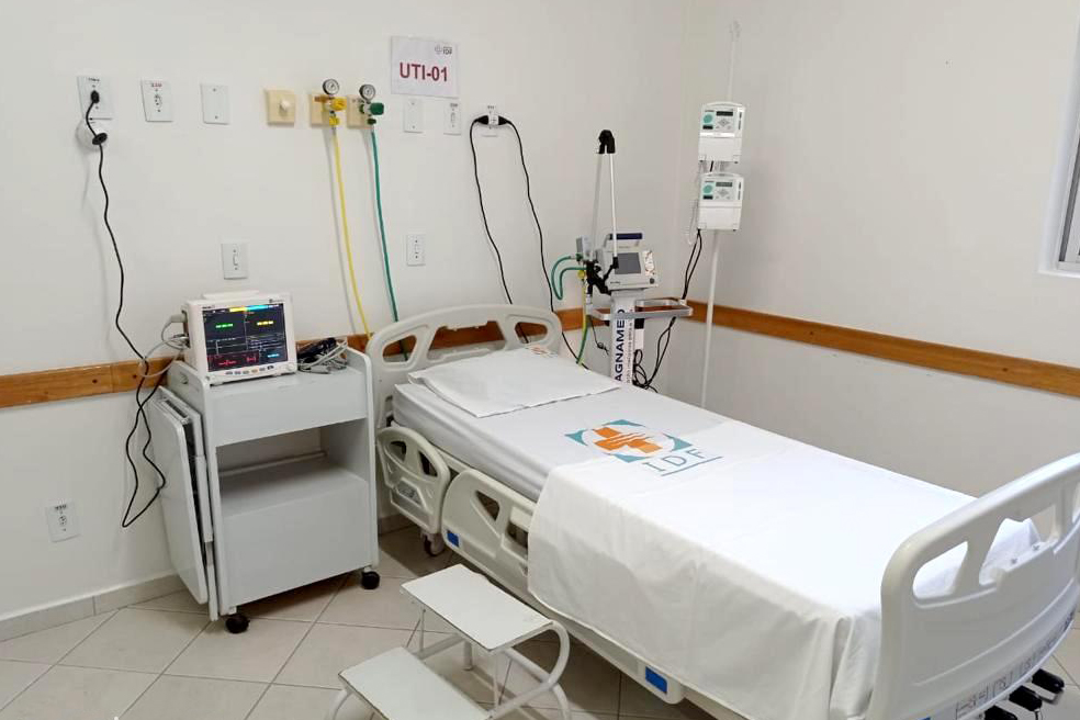 Parceria entre Governo e Klabin garante mais 5 leitos de UTI em Telêmaco Borba.Foto: Divulgação IDF