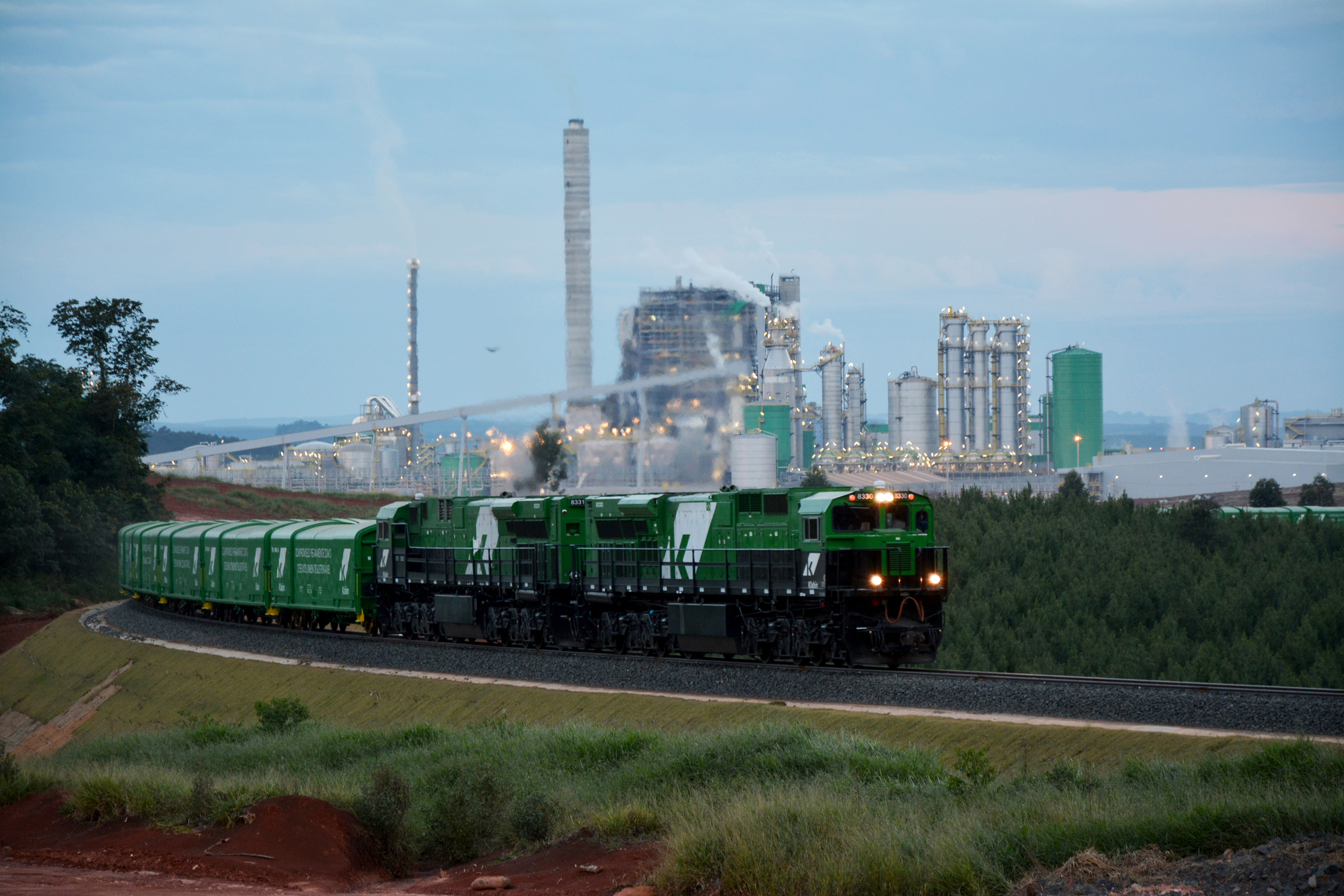 Aumenta o transporte ferroviário de celulose para exportação pelo Porto de Paranaguá  -  Paranaguá, 30/03/2021  -  Foto: Rafael Chuí