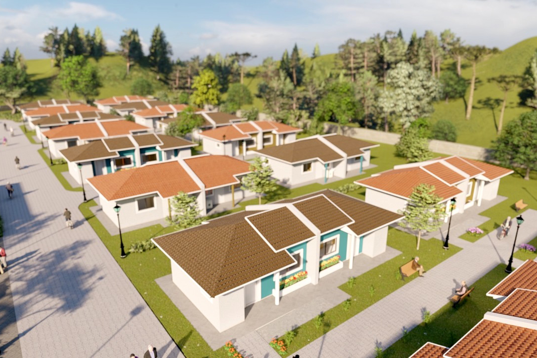 A cidade de Telêmaco Borba, na região dos Campos Gerais, terá até o fim de 2021 o seu primeiro condomínio dos idosos. Serão investidos R$ 3,8 milhões em recursos do Governo do Estado para a construção de 40 moradias a pessoas com 60 anos ou mais, dentro do programa Viver Mais Paraná. -  Foto/Arte: Cohapar