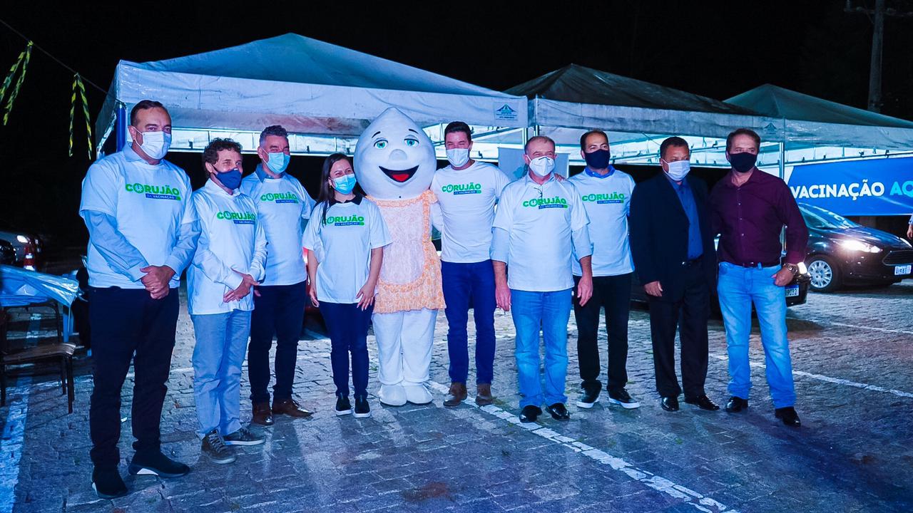 Corujão da Vacinação em Piraquara. Foto: Guilherme Flores/Casa Civil