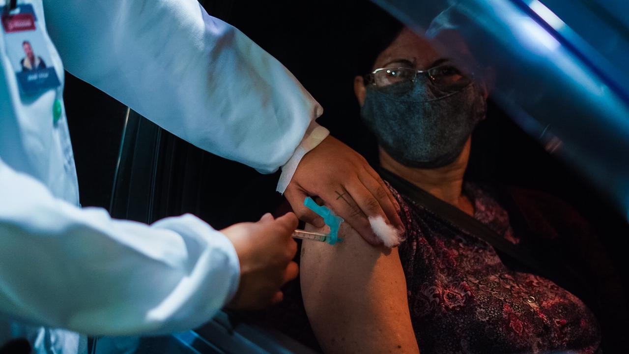 Corujão da Vacinação em Piraquara. Foto: Guilherme Flores/Casa Civil