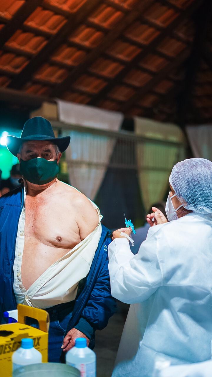 Corujão da Vacinação em Piraquara. Foto: Guilherme Flores/Casa Civil