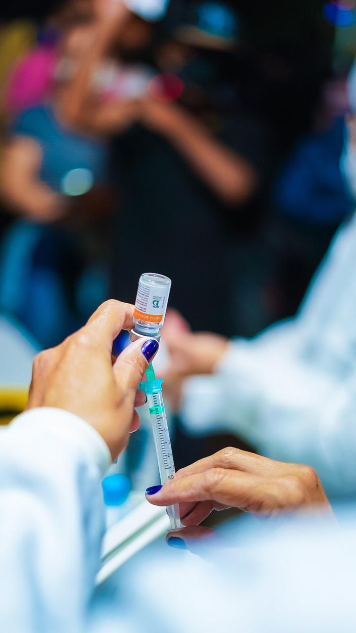 Corujão da Vacinação em Piraquara. Foto: Guilherme Flores/Casa Civil