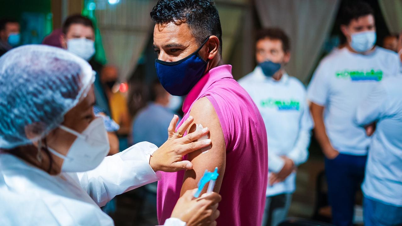 Corujão da Vacinação em Piraquara. Foto: Guilherme Flores/Casa Civil