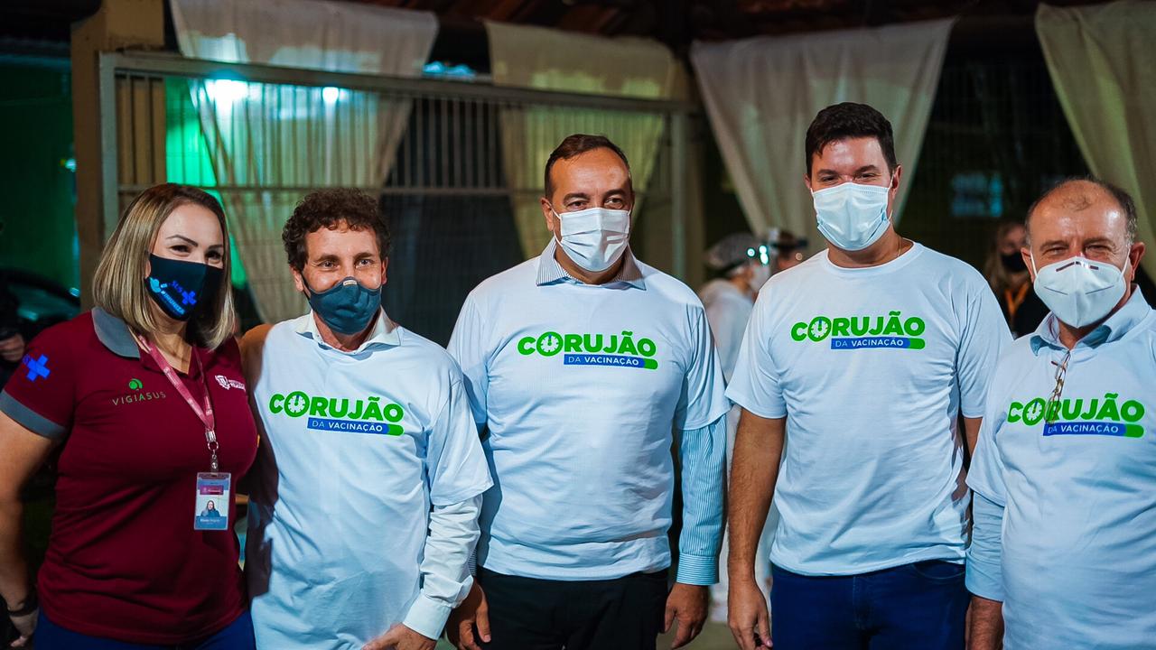 Corujão da Vacinação em Piraquara. Foto: Guilherme Flores/Casa Civil