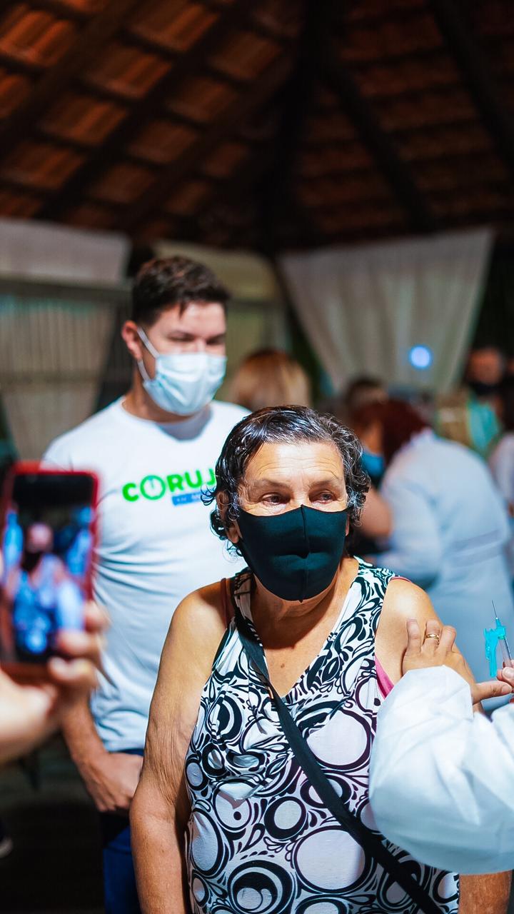 Corujão da Vacinação em Piraquara. Foto: Guilherme Flores/Casa Civil