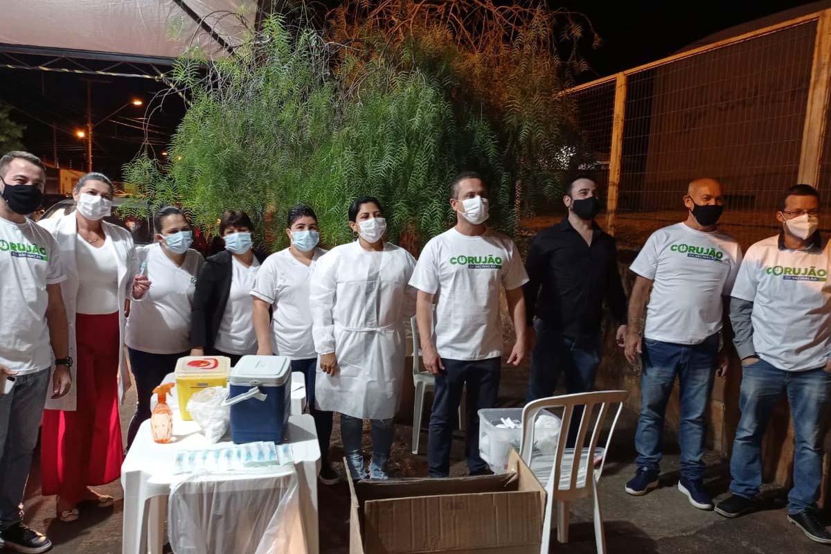 Corujão da Vacinação em Jacarezinho. Foto: Divulgação