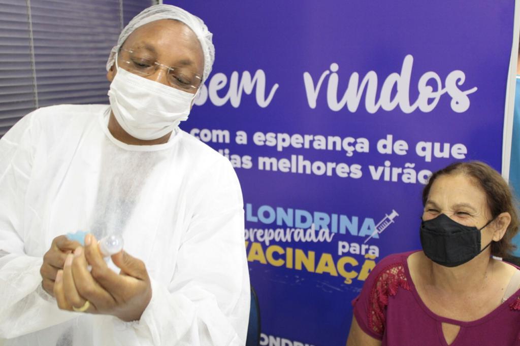 Corujão da Vacinação em Londrina. Foto:Divulgação