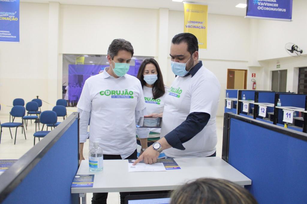 Corujão da Vacinação em Londrina. Foto:Divulgação