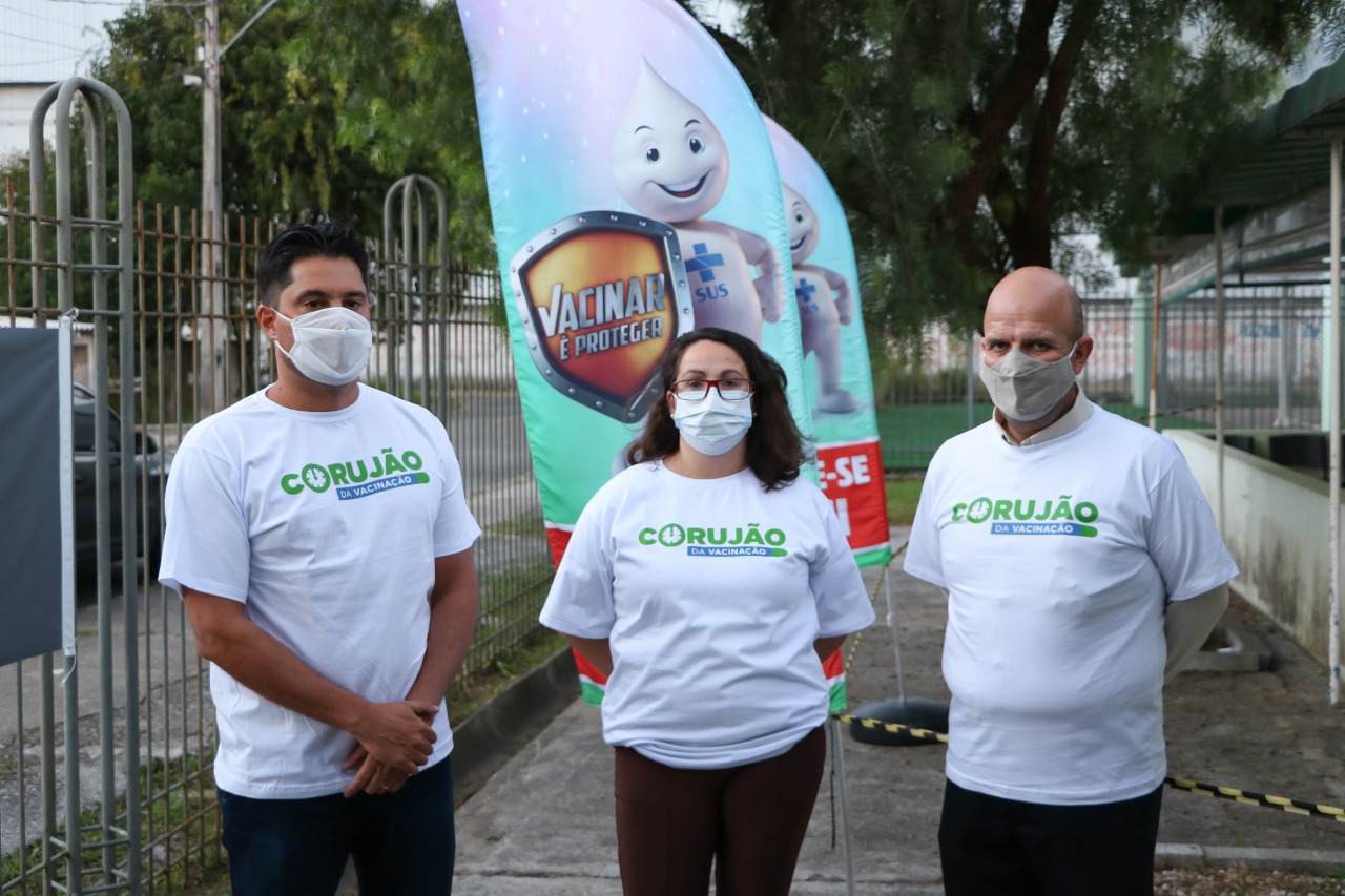 Corujão da Vacinação em Pinhais. Foto:Divulgação