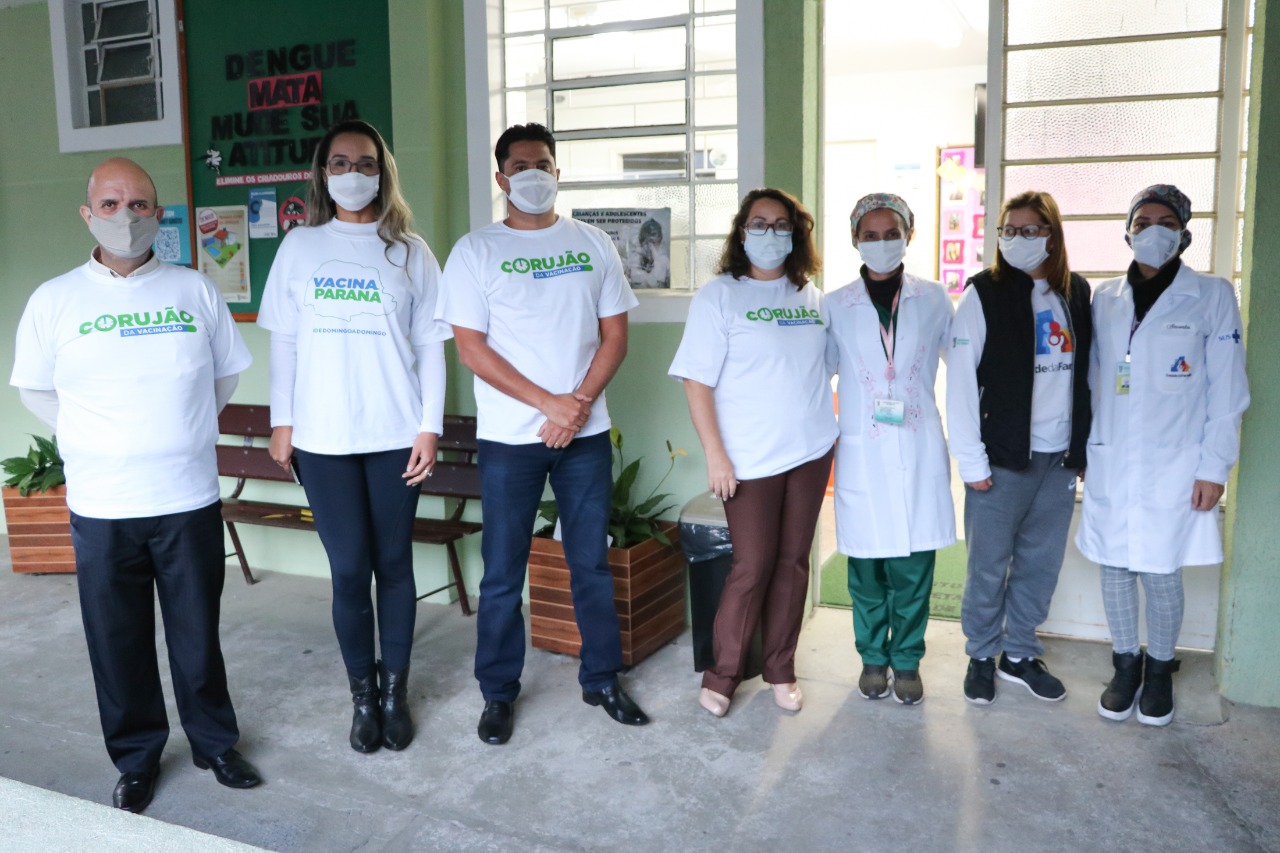 Corujão da Vacinação em Pinhais. Foto:Divulgação