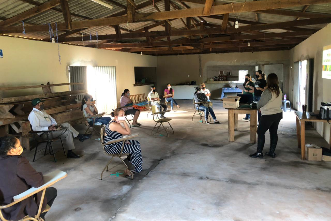 Moradores de Araruna ganham primeira Horta Comunitária. Foto:SEAB