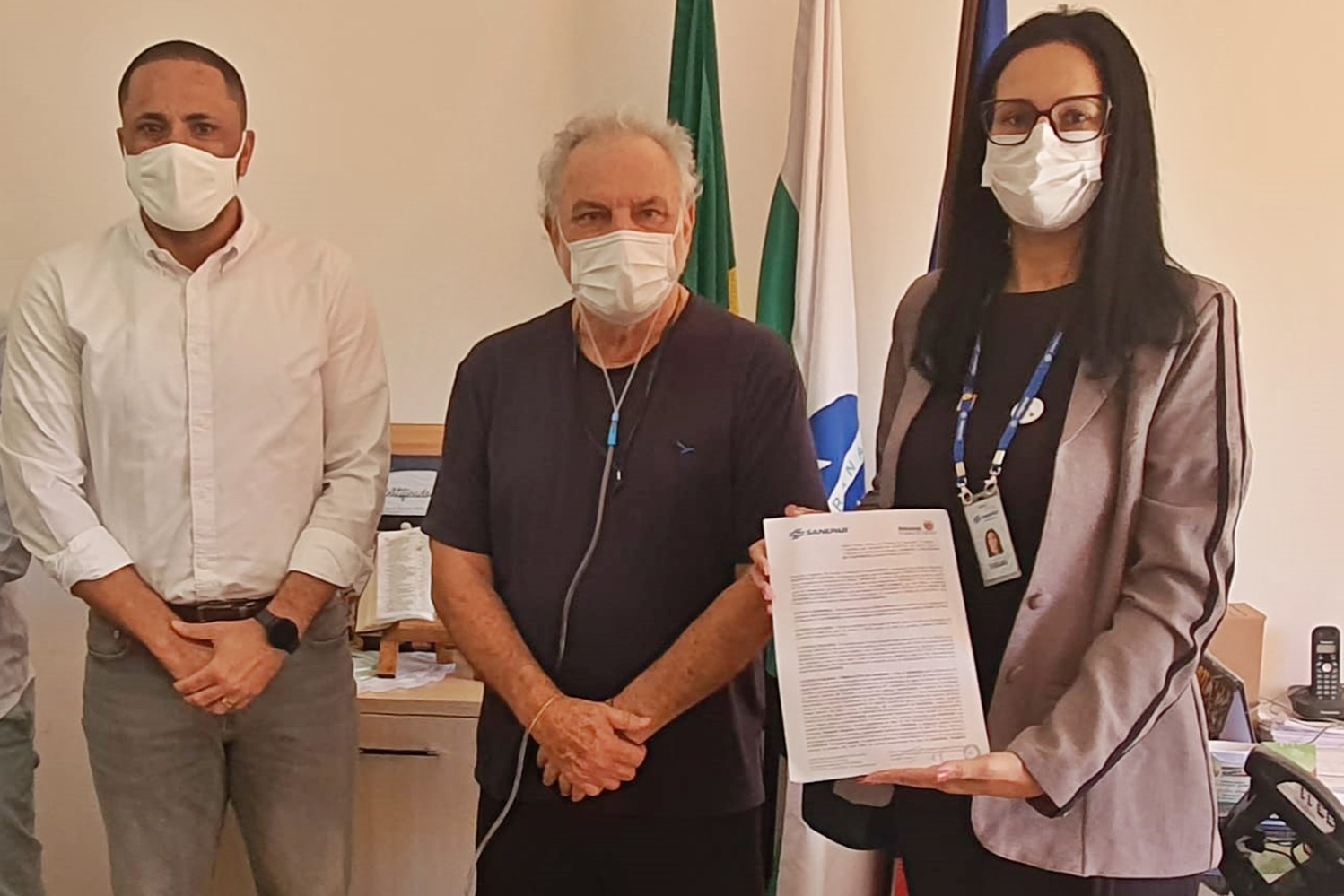 Convênio assinado com prefeitura de Califórnia amplia rede de abastecimento de água -  Foto: Sanepar