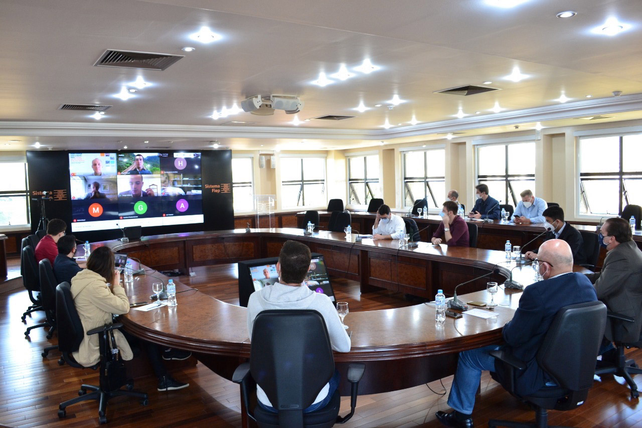 Governo do Paraná se reúne com Governo Federal para discutir projetos de ampliação e modernização da Ferroeste  -  Curitiba, 12/05/2021  -  Foto: GT Ferrovias