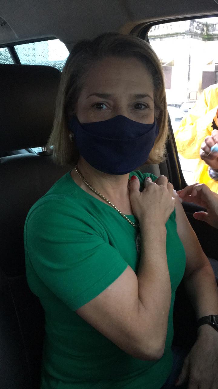 Vacinação de professores.Paranaguá.Foto:SEED