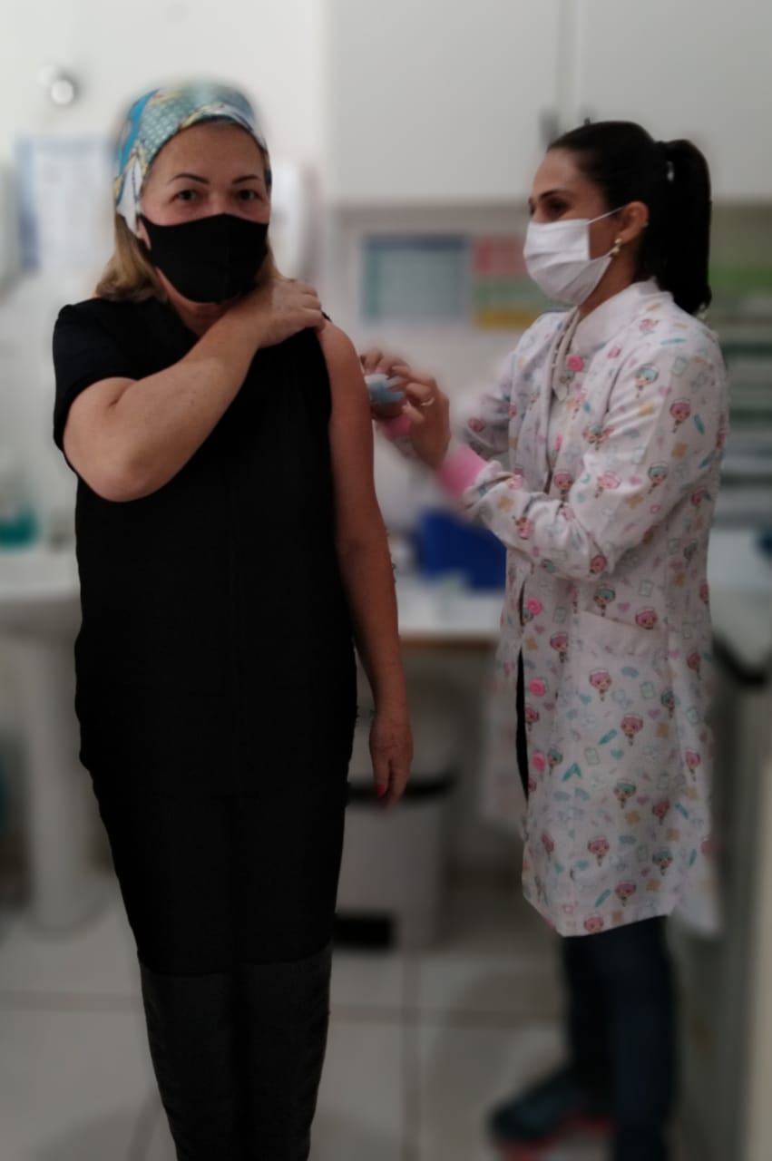 Vacinação de professoresFênix.Foto:SEED