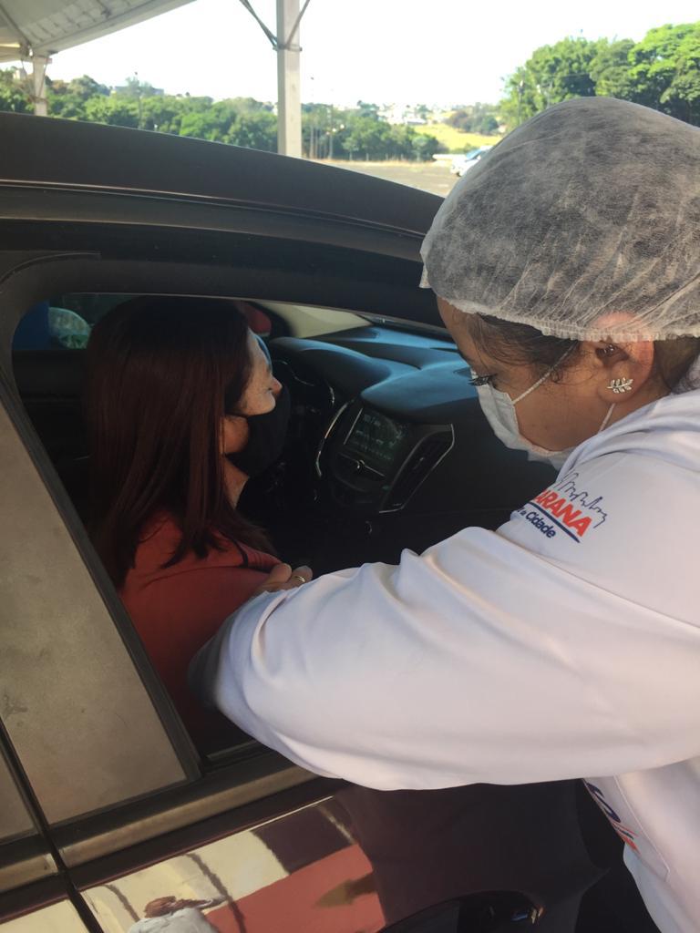 Vacinação de professores.Apucarana. Foto:SEED