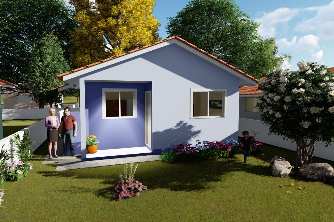 Com um investimento de R$ 2,5 milhões do Governo do Estado, a cidade de Coronel Domingos Soares irá receber 29 novas casas populares. O empreendimento faz parte do programa Casa Fácil Paraná e oferece à população condições facilitadas de aquisição da casa própria por meio de um financiamento direto da Cohapar. - Curitiba, 21/05/2021  -  Imagem: Cohapar