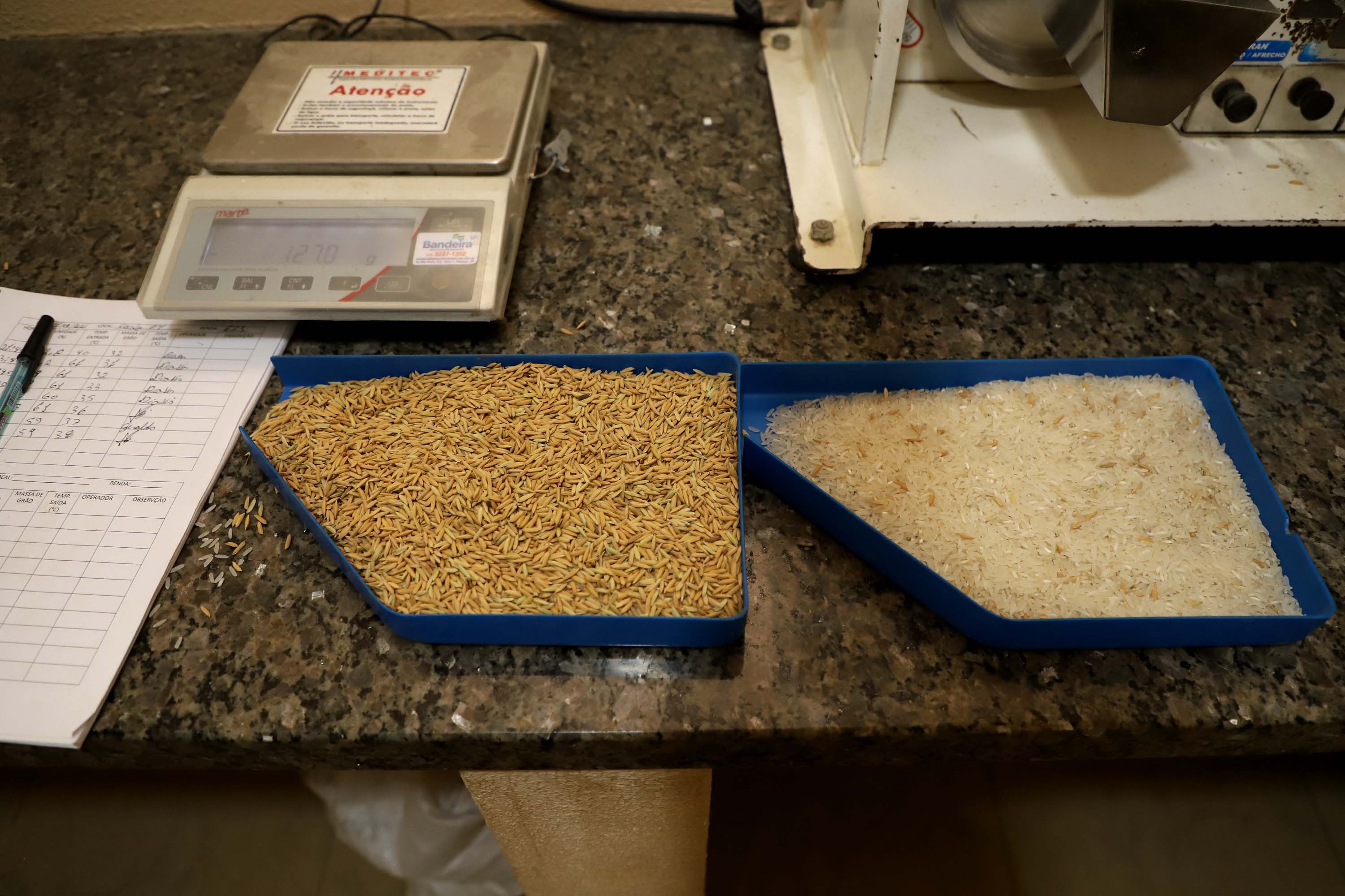 Colheita de arroz - Fazendas Volta Grande e Nova Brasília.Foto: Ari Dias/AEN