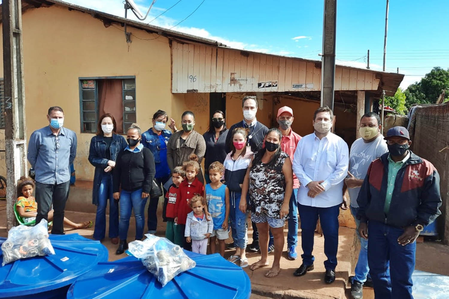 Programa Caixa D´Água Boa prioriza famílias em vulnerabilidade social. -  Curitba, 02/06/2021   -  Foto: Sanepar