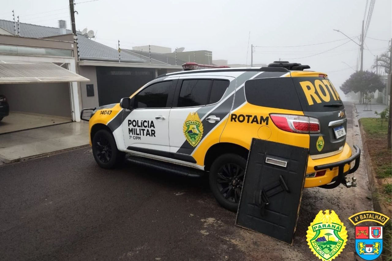 Polícia Militar e Ministério Público cumprem 45 mandados de prisão e apreendem fuzil e coletes balísticos no interior do estado  -  Curitiba, 10/06/2021  -  Foto: PMPR/SESP-PR