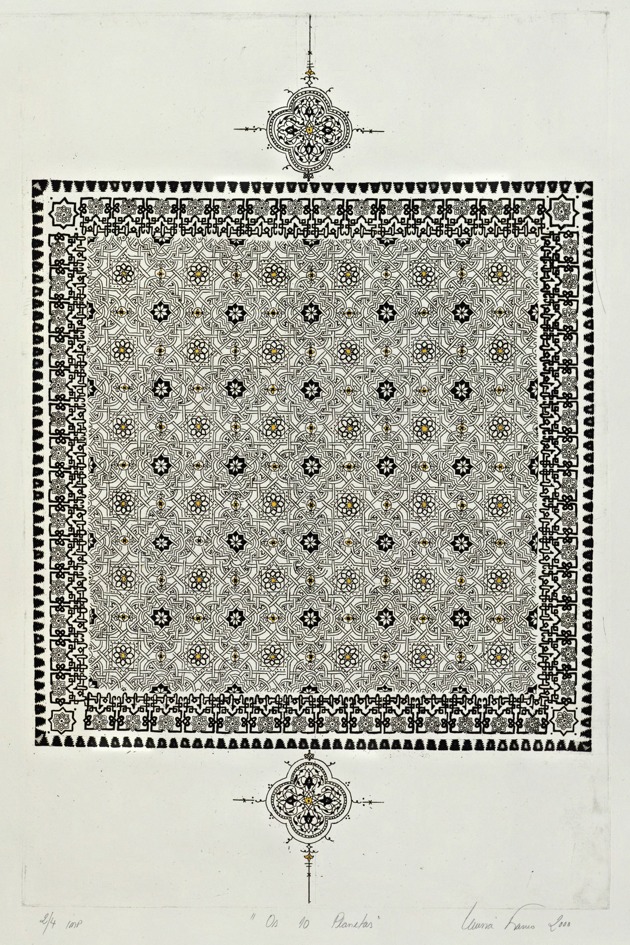 Obra _Os 10 planetas_ de Larissa Franco (1968)  -  Foto: Divulgação MON