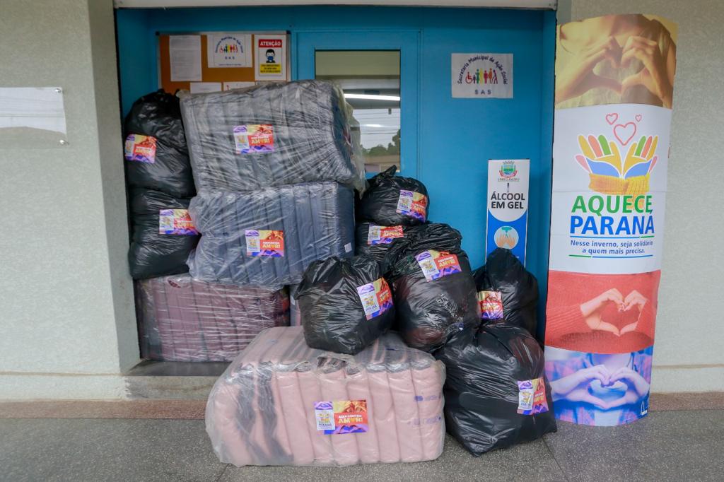 Campanha Aquece Paraná. Foto: Valdelino Pontes