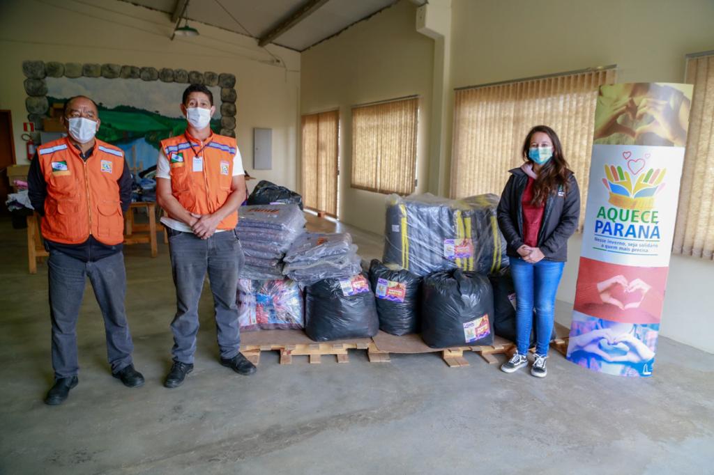 Campanha Aquece Paraná. Foto: Valdelino Pontes