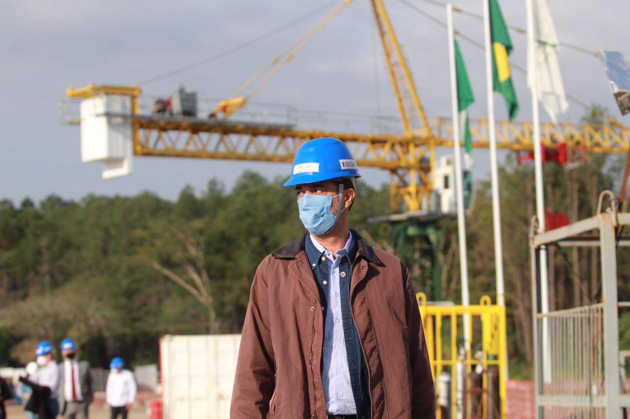 Visita técnica da comitiva formada por membros do Ministério da Infraestrutura, do Ministério da Economia e da Secretaria de Infraestrutura e Logística e da Nova Ferroeste em Foz do Iguaçu - Foz do Iguaçu, 24/06/2021 - Foto: Alessandro Vieira/AEN