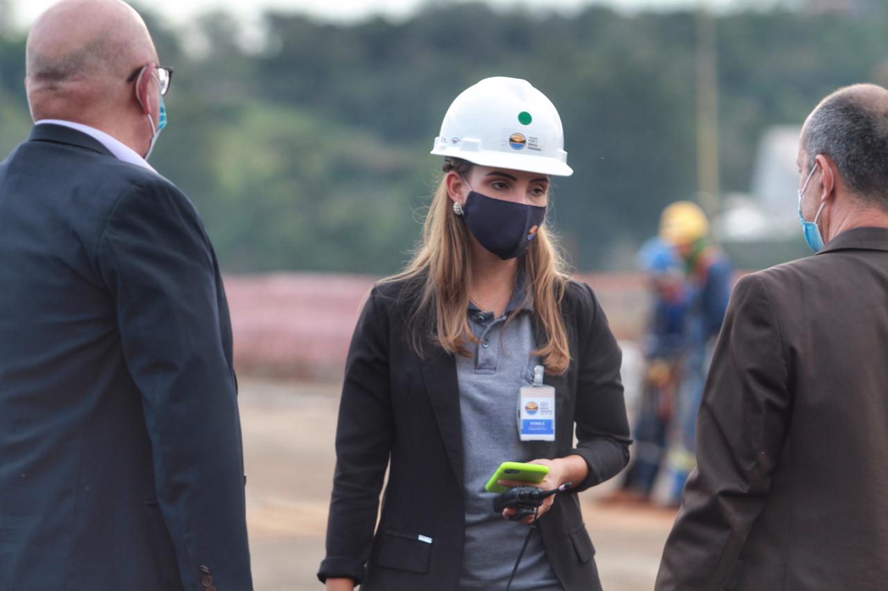 Visita técnica da comitiva formada por membros do Ministério da Infraestrutura, do Ministério da Economia e da Secretaria de Infraestrutura e Logística e da Nova Ferroeste em Foz do Iguaçu - Foz do Iguaçu, 24/06/2021 - Foto: Alessandro Vieira/AEN