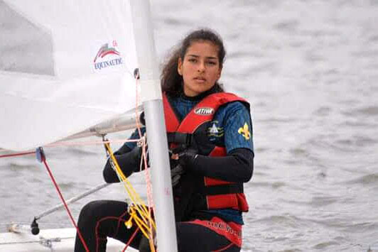 Bolsa estadual do Geração Olímpica incentiva atletas a buscar níveis maiores em suas modalidades. Na foto, Vitória Pugsley atleta da Vela -  Curitiba, 25/06/2021  -  Foto: Paraná Esporte