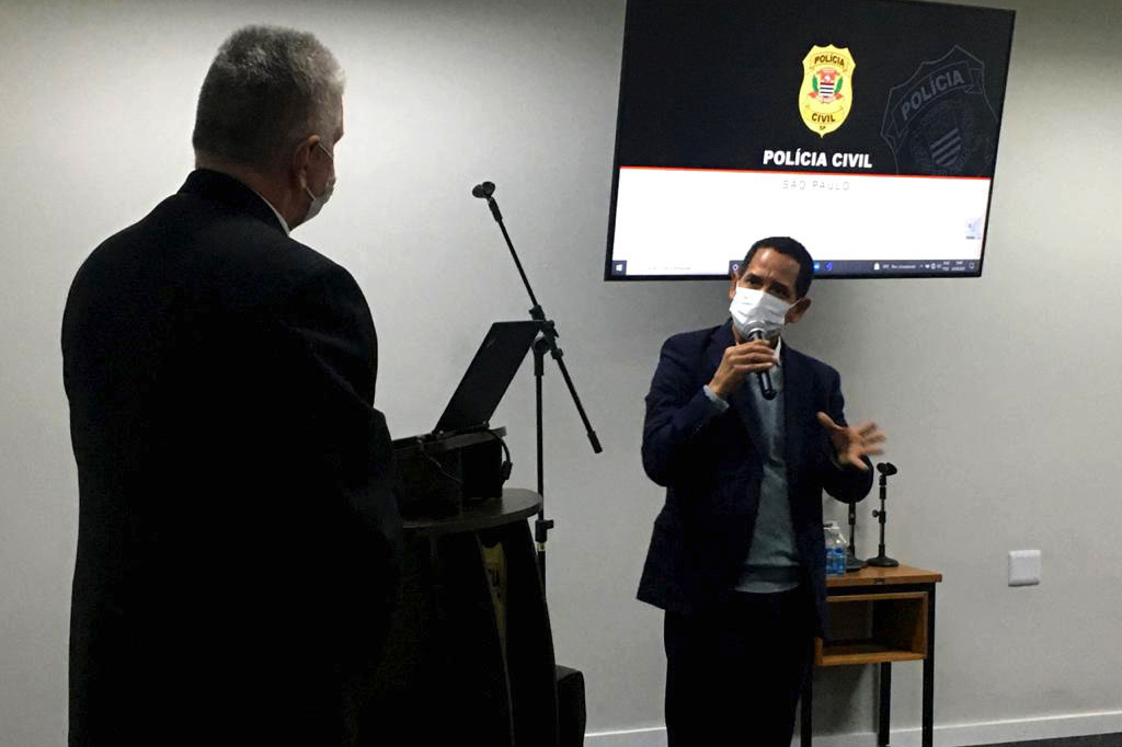 O Secretário da Segurança Pública do Paraná, Romulo Marinho Soares, juntamente com uma comitiva composta por representantes das forças de segurança do estado, esteve, nesta terça-feira (29/06), em São Paulo, para visitar as instalações das instituições de segurança pública do Estado  -  São Paulo, 29/06/2021  -  Foto: SESP-PR