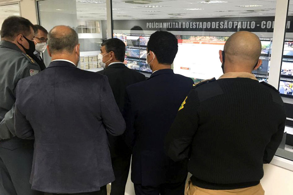 O Secretário da Segurança Pública do Paraná, Romulo Marinho Soares, juntamente com uma comitiva composta por representantes das forças de segurança do estado, esteve, nesta terça-feira (29/06), em São Paulo, para visitar as instalações das instituições de segurança pública do Estado  -  São Paulo, 29/06/2021  -  Foto: SESP-PR