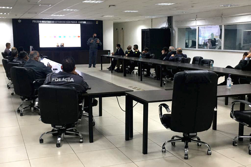 O Secretário da Segurança Pública do Paraná, Romulo Marinho Soares, juntamente com uma comitiva composta por representantes das forças de segurança do estado, esteve, nesta terça-feira (29/06), em São Paulo, para visitar as instalações das instituições de segurança pública do Estado  -  São Paulo, 29/06/2021  -  Foto: SESP-PR