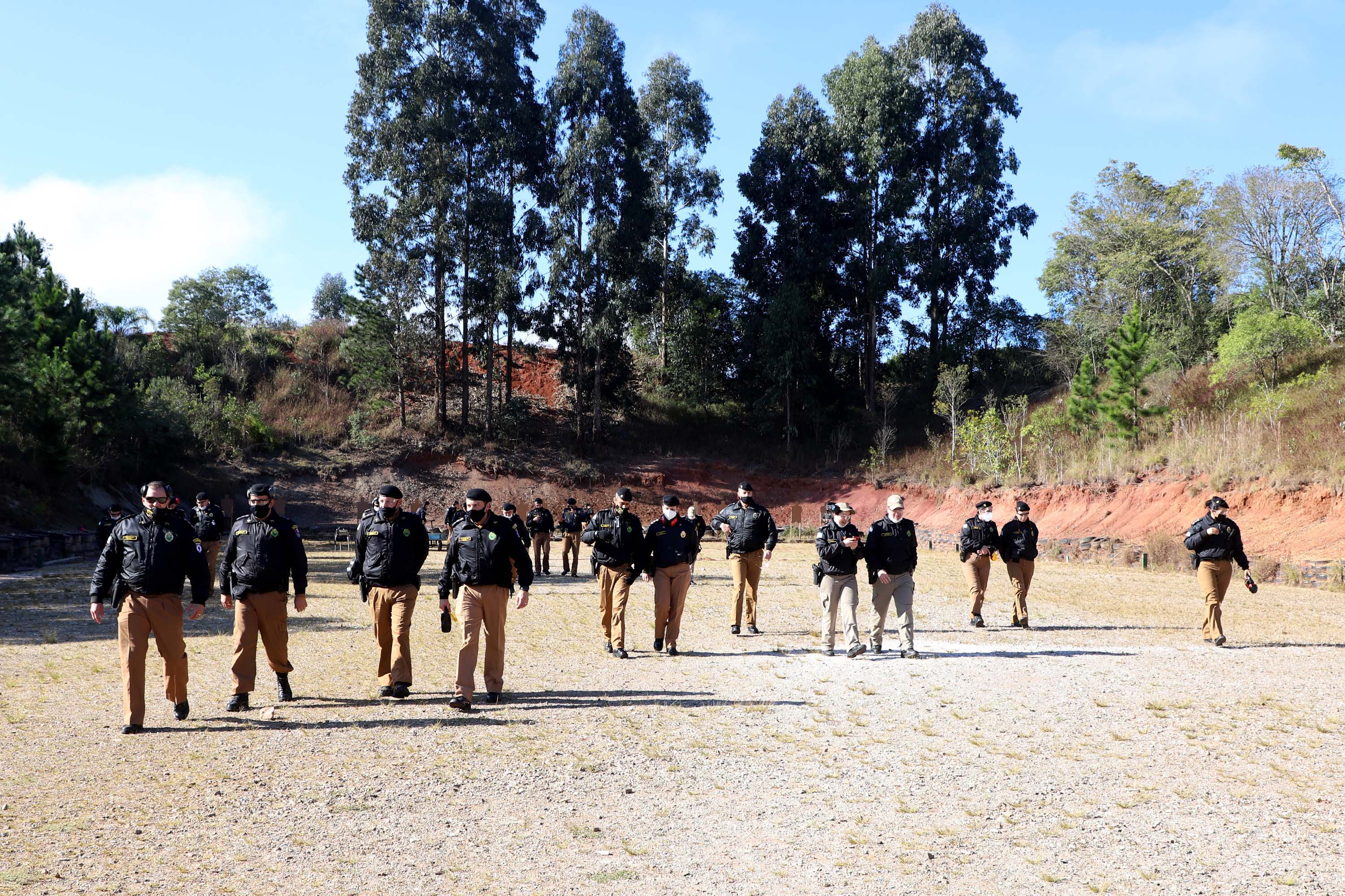 Academia Policial Militar ministra curso de aperfeiçoamento para 60 oficiais da PMPR. 
Foto: Ari Dias/AEN