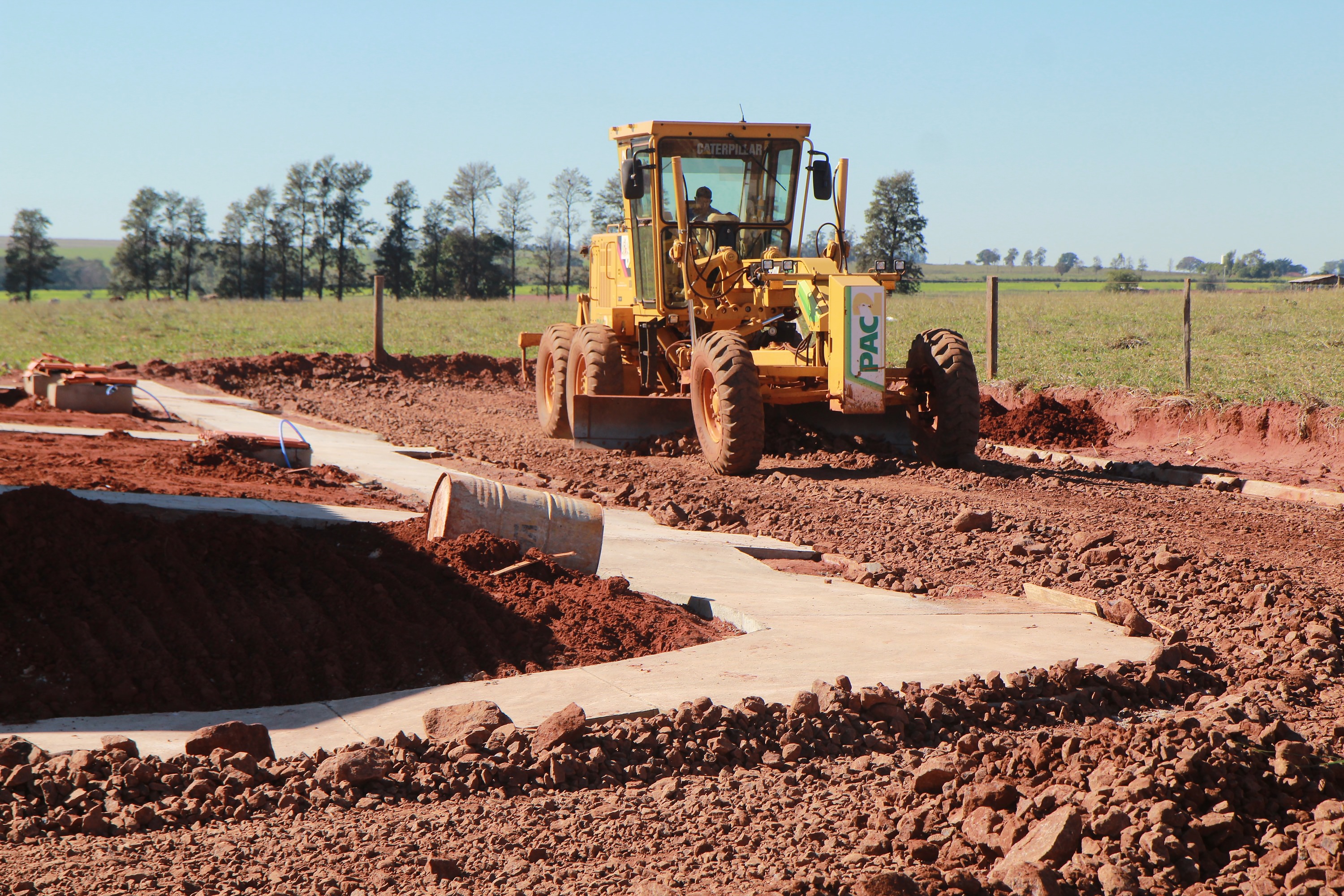 Avanço de obras em Flórida Foto: Alessandro Vieira
