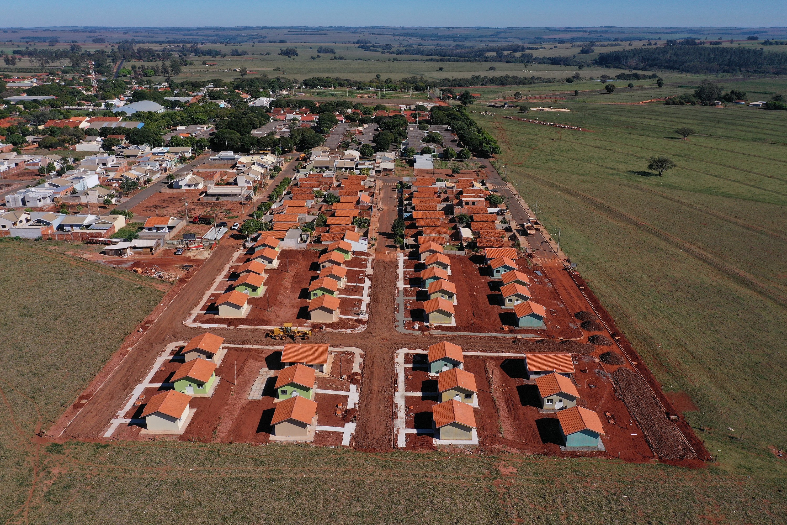 Avanço de obras em Flórida Foto: Alessandro Vieira