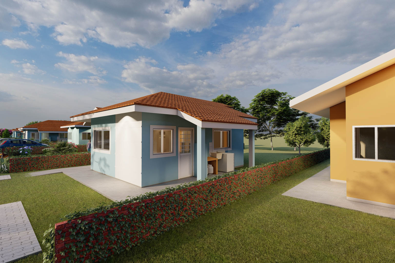 O Governo do Estado autorizou nesta semana o início da construção de 71 casas populares em Jardim Alegre, na região do Vale do Ivaí. As moradias serão financiadas pela Cohapar por meio do programa Casa Fácil Paraná para famílias com renda de um a seis salários mínimos. O empreendimento terá um prazo de execução de 18 meses deverá ser entregue até o fim de 2022. (Imagem: Cohapar)