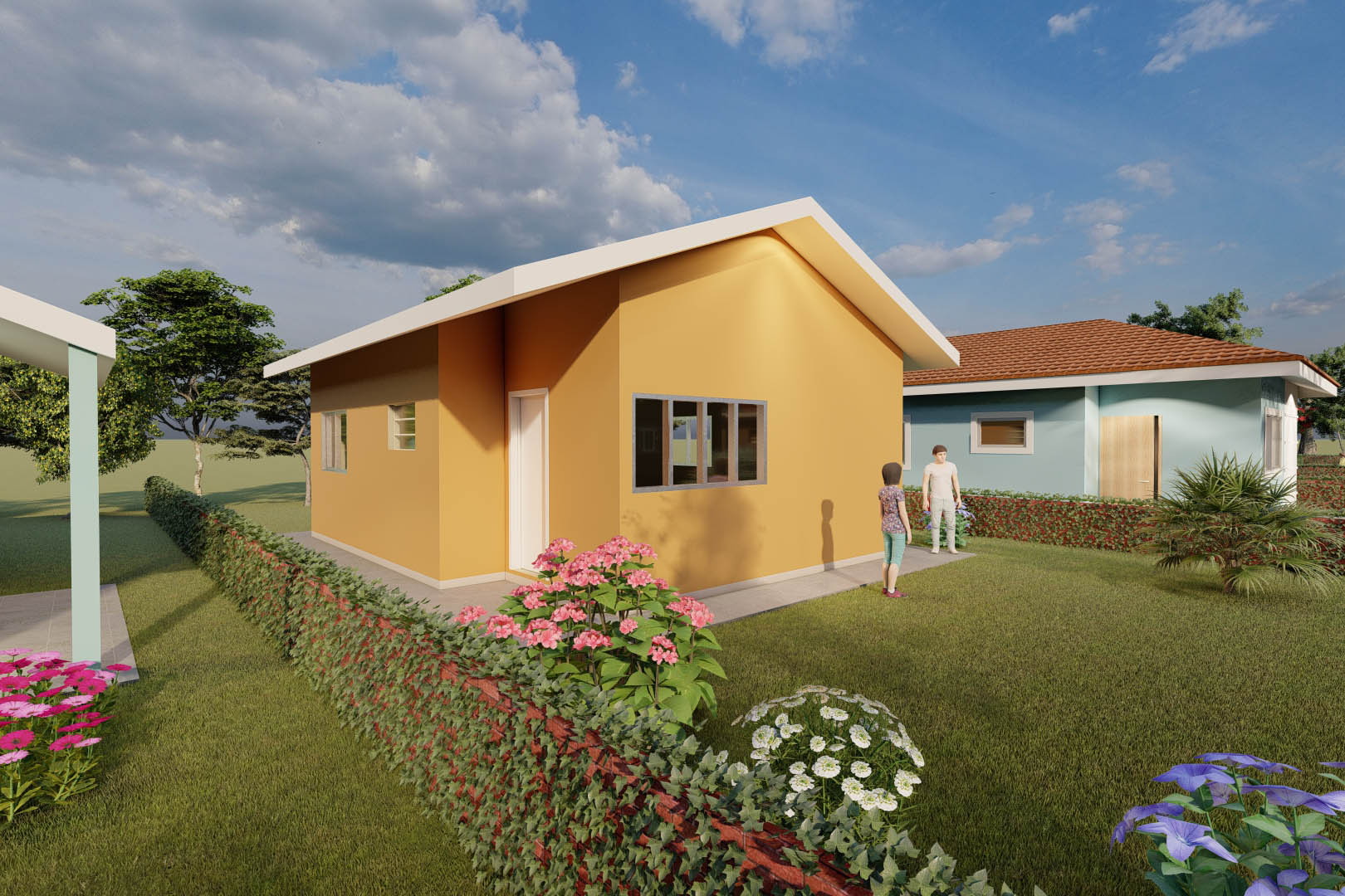 O Governo do Estado autorizou nesta semana o início da construção de 71 casas populares em Jardim Alegre, na região do Vale do Ivaí. As moradias serão financiadas pela Cohapar por meio do programa Casa Fácil Paraná para famílias com renda de um a seis salários mínimos. O empreendimento terá um prazo de execução de 18 meses deverá ser entregue até o fim de 2022. (Imagem: Cohapar)