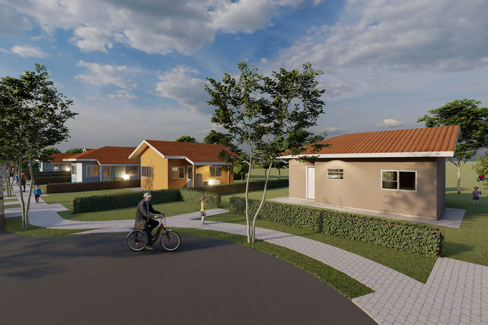 O Governo do Estado autorizou nesta semana o início da construção de 71 casas populares em Jardim Alegre, na região do Vale do Ivaí. As moradias serão financiadas pela Cohapar por meio do programa Casa Fácil Paraná para famílias com renda de um a seis salários mínimos. O empreendimento terá um prazo de execução de 18 meses deverá ser entregue até o fim de 2022. (Imagem: Cohapar)