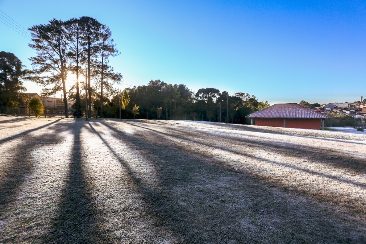 Paraná tem 16 cidades com temperaturas negativas; General Carneiro registrou -7,8ºC  Foto: Valdelino Pontes/AEN